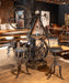 Rustic Revival Industrial Bicycle Bar Cart - World Interiors