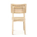 Calabasas 18" Cane Back Dining Chair in Natural White - World Interiors