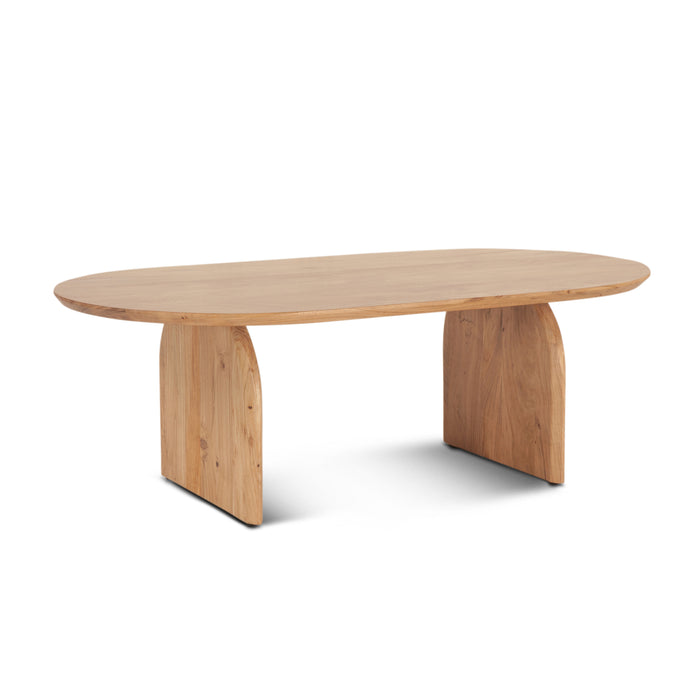Catalina 53" Coffee Table with Natural Acacia Wood