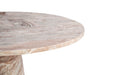 Giza 48" Round Dining Table in Brown Toronto Marble - World Interiors