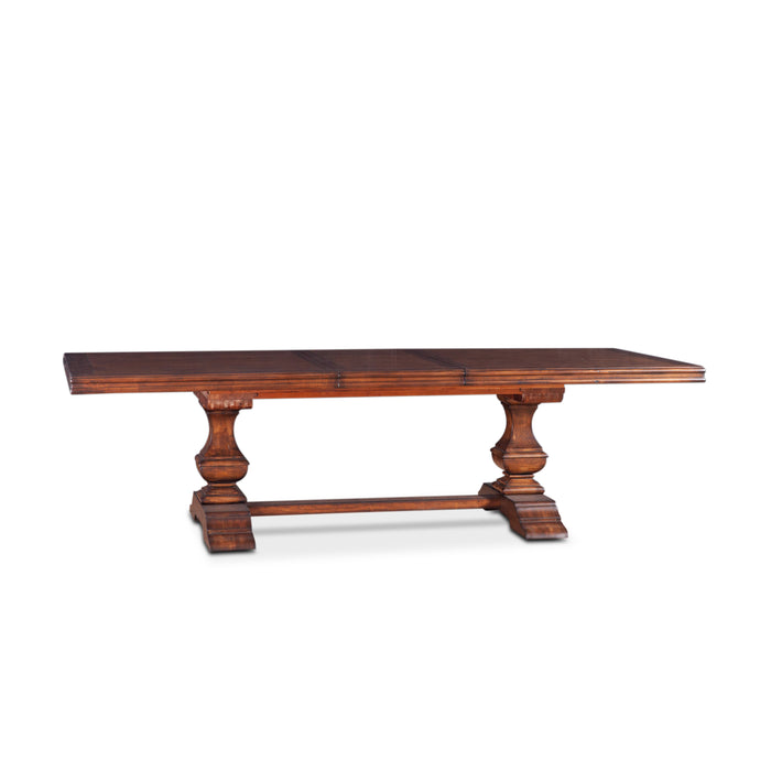 Charles Mid-Century Extension Dining Table 88-110" in Chestnut - World Interiors