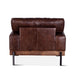 Chiavari Industrial Geisha Brown Leather Armchair - World Interiors