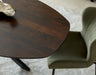 Aurora 78" Modern Dining Table in Dark Walnut - World Interiors