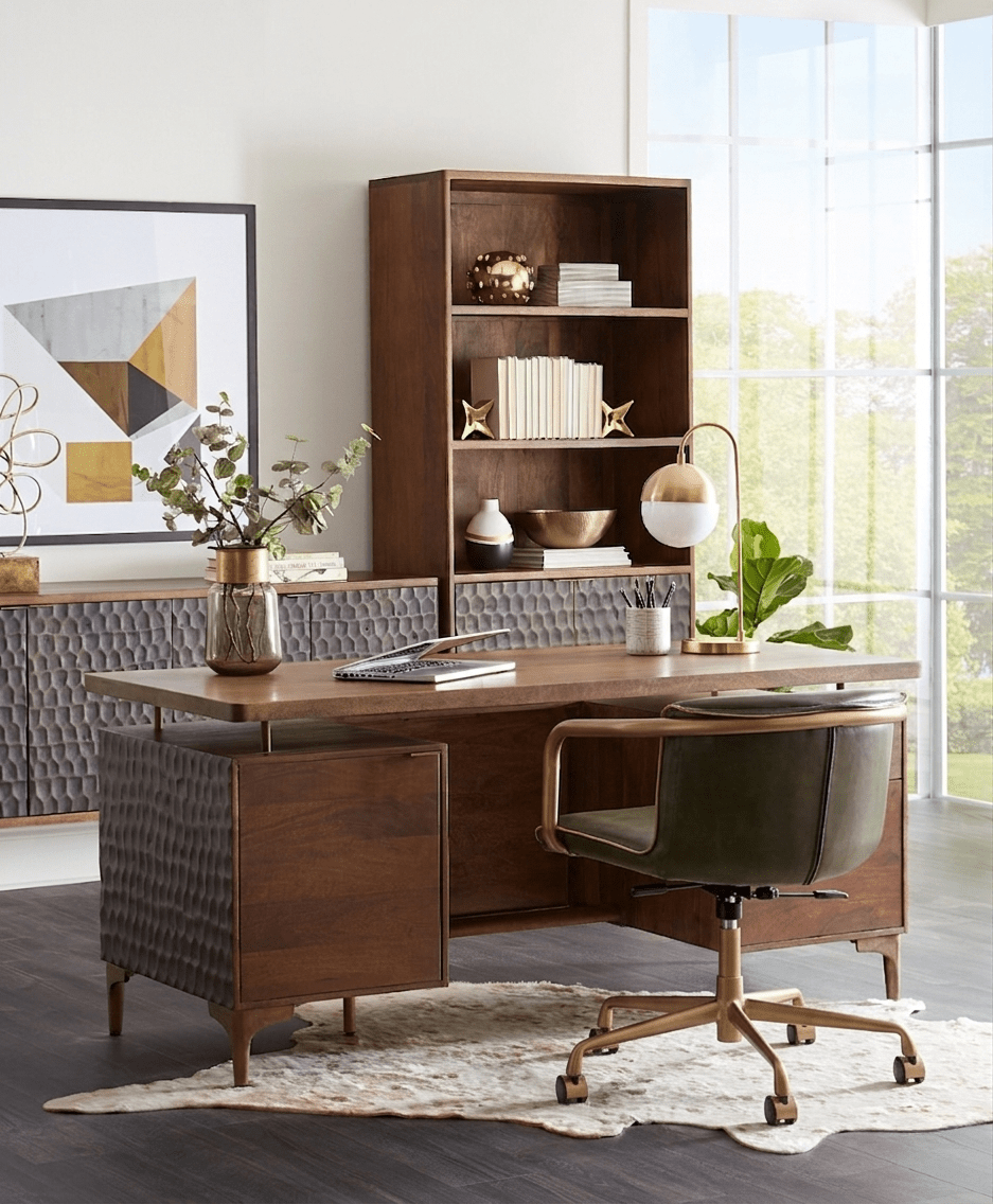 Rooted in Style: How to Choose a Sustainable Solid Wood Desk for Your Home Office - World Interiors