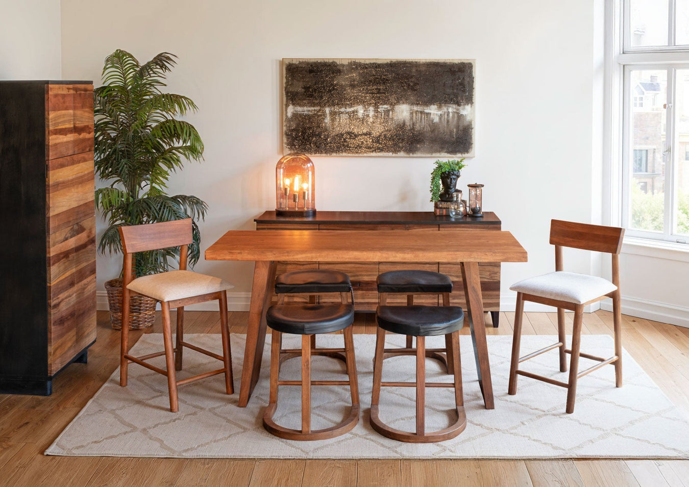 Wood Barstools & Counter Stools - World Interiors