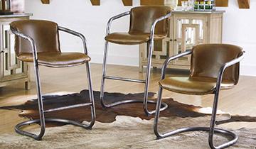 Wood Barstools & Counter Stools - World Interiors