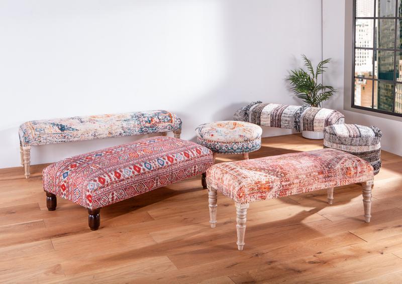 Benches & Ottomans - World Interiors