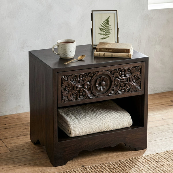 Solid Wood Nightstands - World Interiors