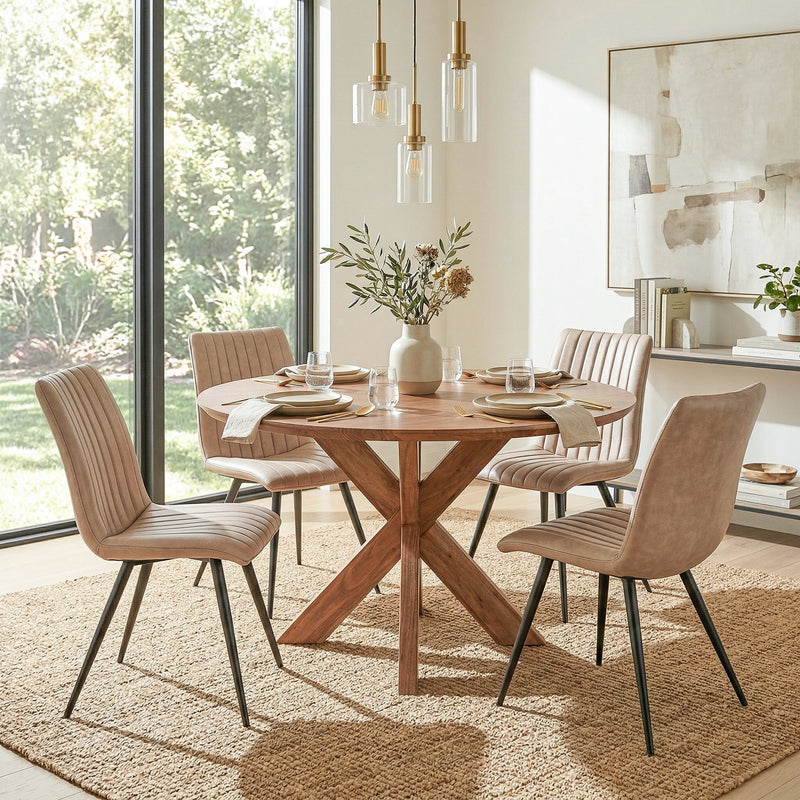 Stockholm Acacia Wood Dining Collection | World Interiors