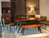 Isabella Green Suede Dining Chair - World Interiors