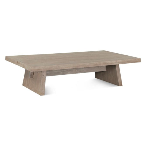 Acadia 58" Coffee Table in Driftwood - World Interiors