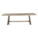 Acadia 94" Rustic Modern Dining Table in Driftwood - World Interiors