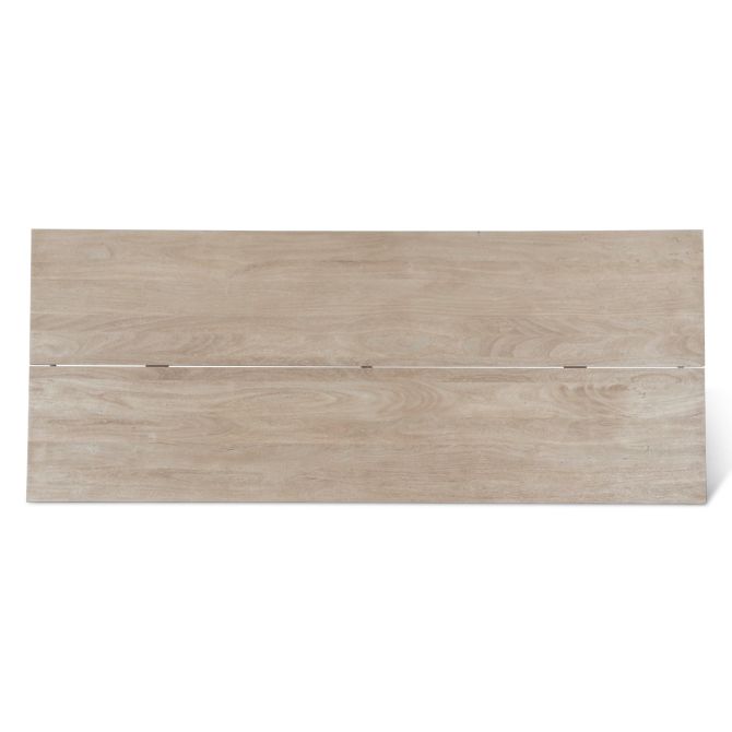 Acadia 94" Rustic Modern Dining Table in Driftwood - World Interiors