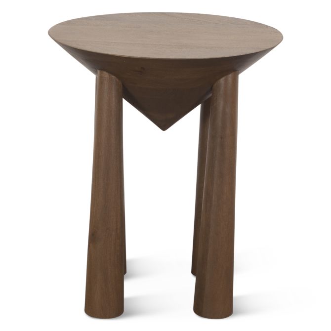 Notion Modern Side Table in Acorn Brown - World Interiors