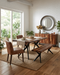 Rosewood 72" Live Edge Dining Table in Natural Sheesham - World Interiors