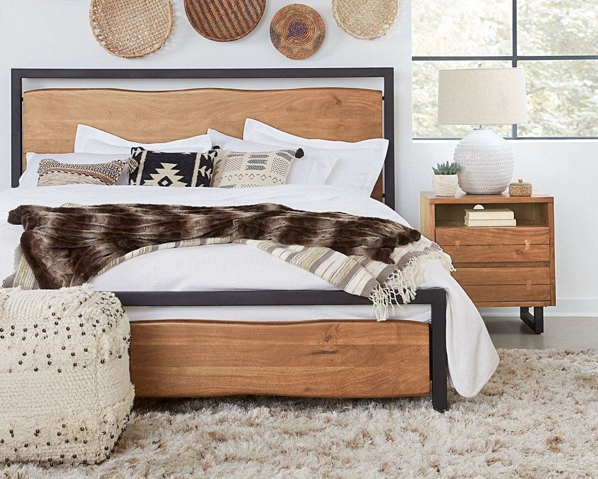 Glenwood Smoked Acacia Bedroom Collection - World Interiors