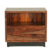 Elliston Modern Sheesham Wood Nightstand - World Interiors