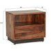 Elliston Modern Sheesham Wood Nightstand - World Interiors