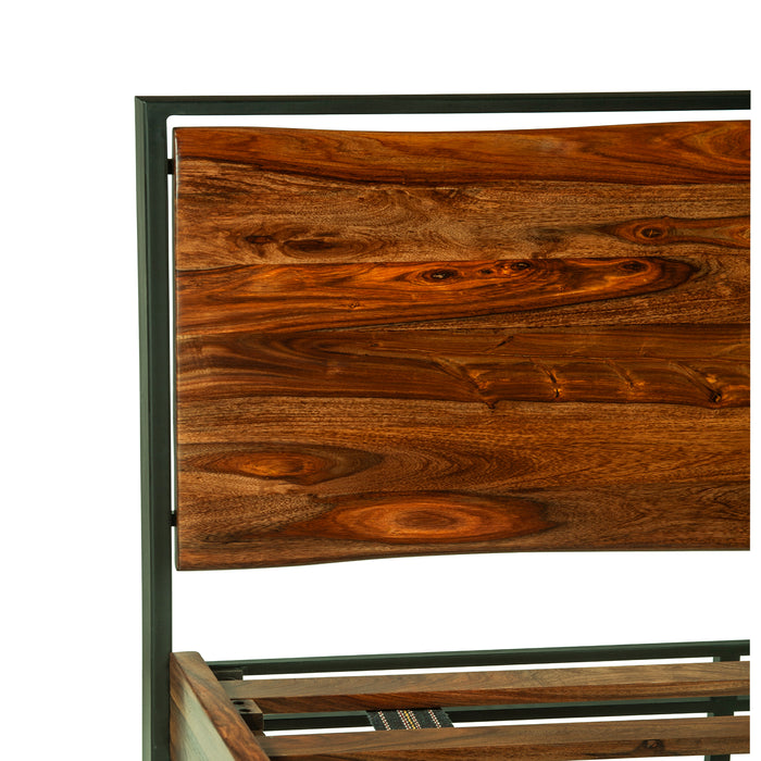 Elliston Modern Live Edge Bed - World Interiors