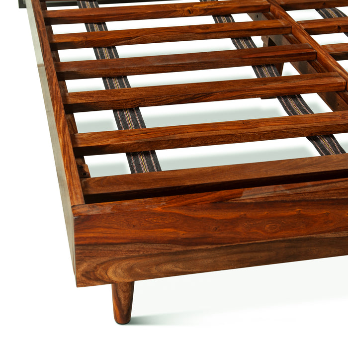 Elliston Modern Live Edge Bed - World Interiors