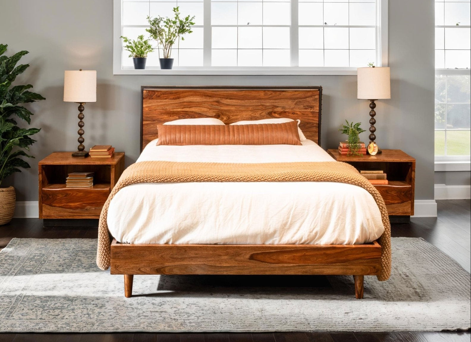 Elliston Sheesham Wood Bedroom Collection - World Interiors