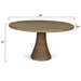 Provence 54" Round Dining Table in Natural Brown - World Interiors