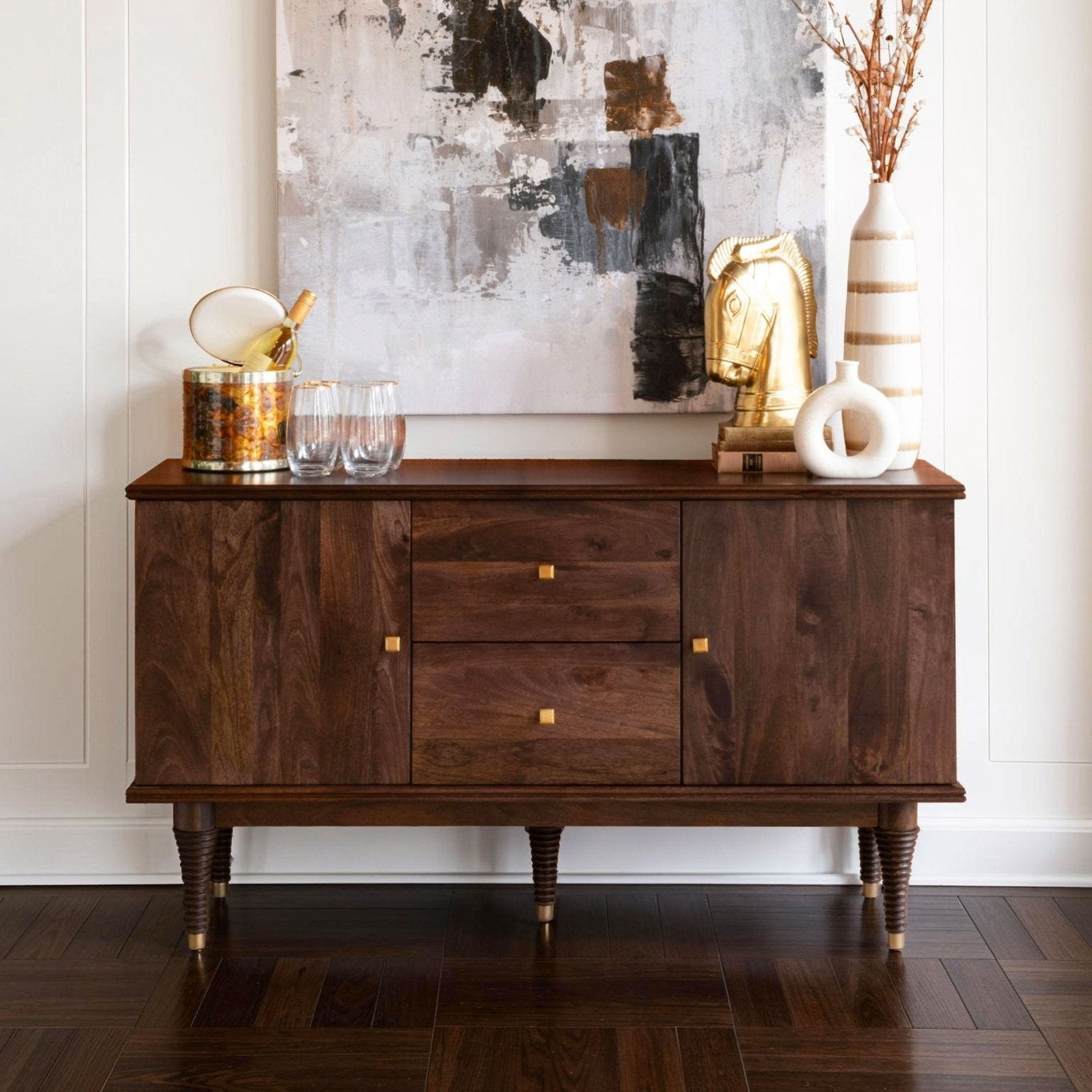 Provence Mango Wood Sideboard - World Interiors
