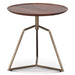 Provence Pedestal Side Table in Dark Sienna - World Interiors