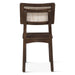 Calabasas 18" Cane Back Dining Chair in Dark Espresso - World Interiors