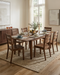 Calabasas 72 - 95" Extension Dining Table in Toffee Nut - World Interiors