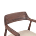 Oxford Mid-Century Modern Dining Chair in Walnut - World Interiors