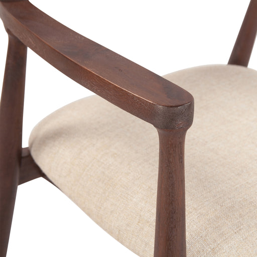 Oxford Mid - Century Modern Dining Chair in Walnut - World Interiors