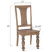 Chatham Downs Weathered Teak Dining Chair - World Interiors