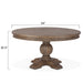 Chatham Downs 54" Round Weathered Teak Dining Table - World Interiors