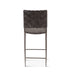 Lund 17" Buffalo Leather and Iron Counter Chair - World Interiors