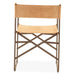 Lund Sand Suede and Iron Director Dining Chair - World Interiors