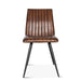 Brisbane Vintage Modern Hand Washed Leather Dining Chair - World Interiors