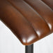 Brisbane Vintage Modern Hand Washed Leather Dining Chair - World Interiors