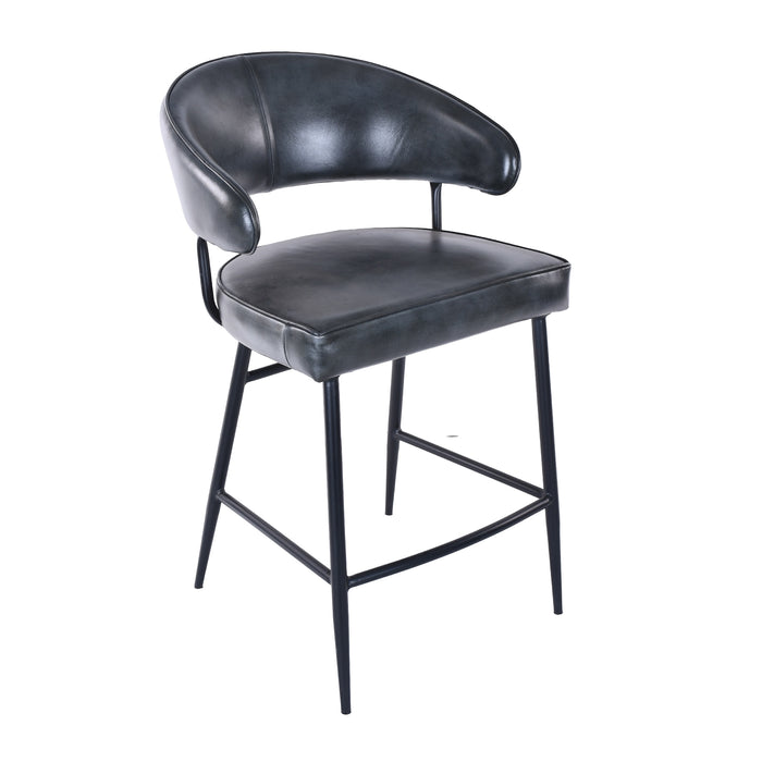 Brisbane Dover 22" Counter Chair in Weathered Black