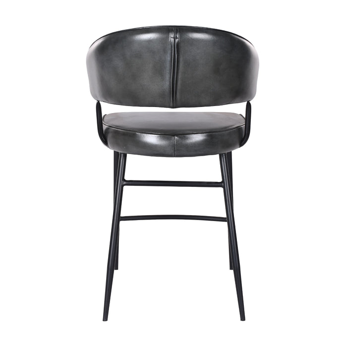 Brisbane Dover 22" Counter Chair in Weathered Black