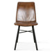 Brisben Modern Hand Washed Leather Murphy Dining Chair - World Interiors