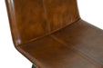 Brisben Modern Hand Washed Leather Murphy Dining Chair - World Interiors