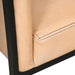 Brisben 22" Leather Arm Chair - World Interiors