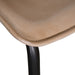 Brisben Modern Open Back Hand Washed Leather Dining Chair, Set of 2 - World Interiors
