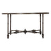 Ozark 40" Coffee Table with Floral Horn Inlay and Iron - World Interiors