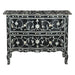 Ozark 42" Two Drawer Chest with Floral Horn Inlay - World Interiors