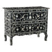 Ozark 42" Two Drawer Chest with Floral Horn Inlay - World Interiors