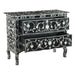 Ozark 42" Two Drawer Chest with Floral Horn Inlay - World Interiors
