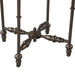Ozark 20" Side Table with Floral Horn Inlay and Iron - World Interiors