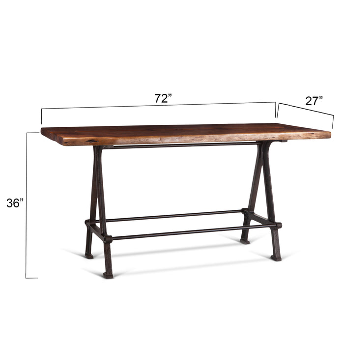 Artezia Acacia Wood Live Edge Gathering Table - World Interiors